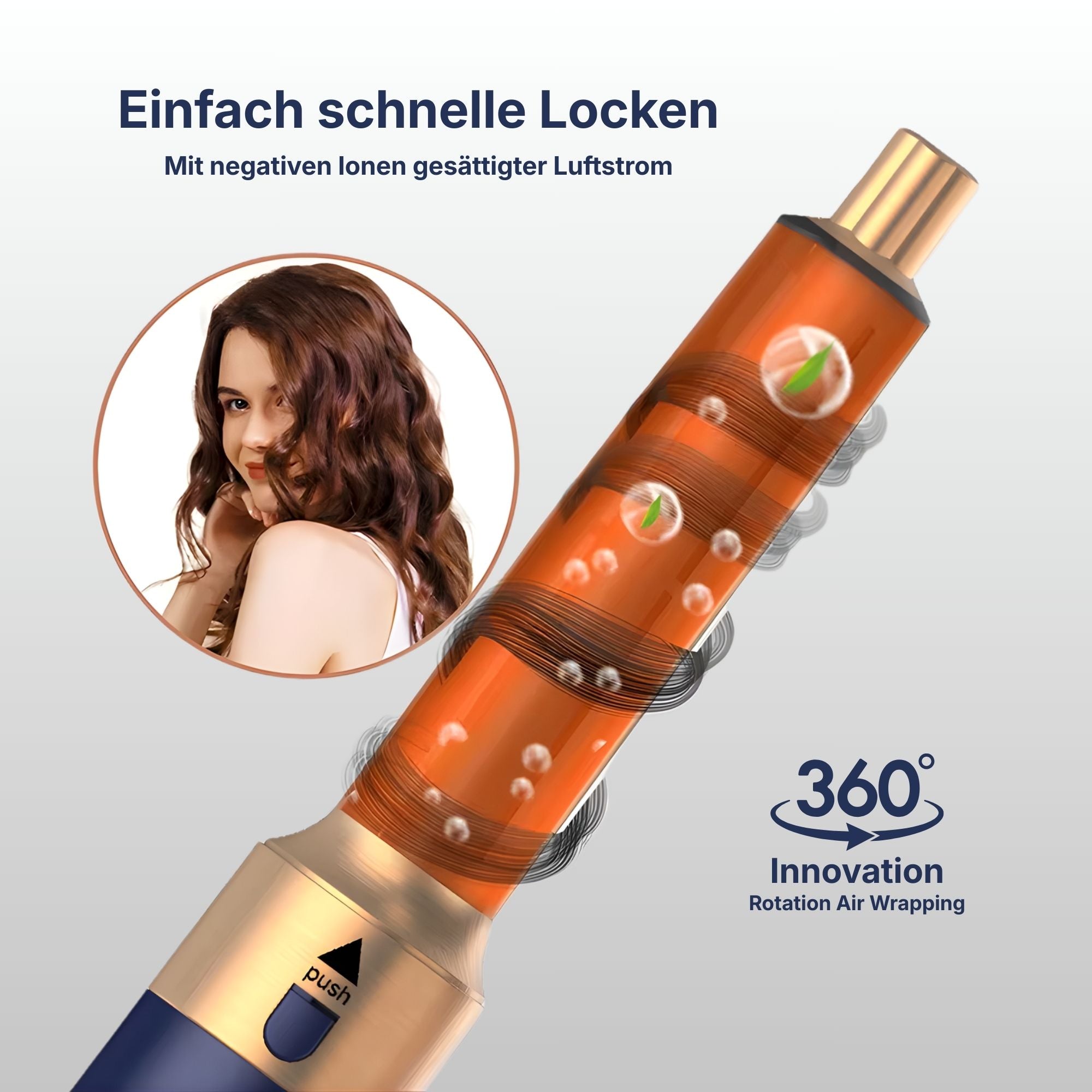 SalonHair 5-in-1 Hairstyler & Föhn mit Coanda-Effekt – Locken, Glätten & Trocknen