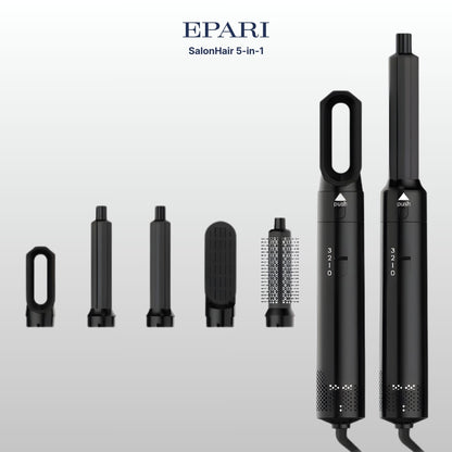 SalonHair 5-in-1 Hairstyler & Föhn mit Coanda-Effekt – Locken, Glätten & Trocknen